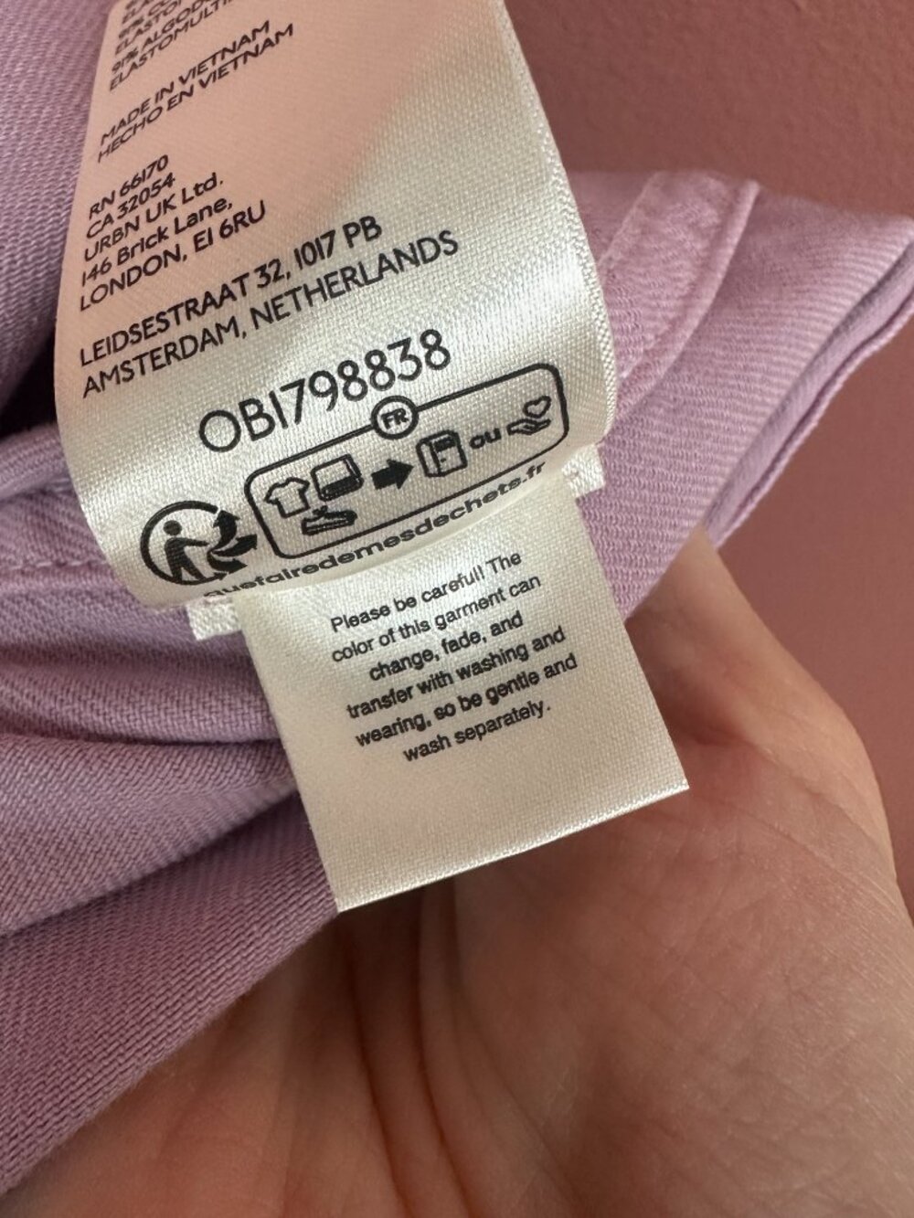 NWT Anthropologie Pilcro Carpenter Maxi Skirt in Lilac Size 8 - Picture 12 of 12